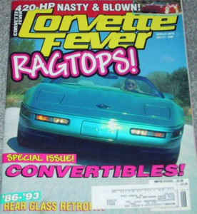 CORVETTE FEVER 1996 JUNE - RIPPIE, '66 L72, '68-93 REAR GLASS, '54 CONV